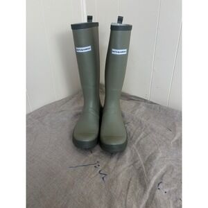 Smith & Hawken Olive Green Tall Rain Boots Target Size 8 F00321805